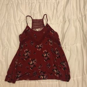tank top with flowers